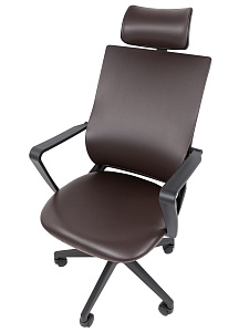 Офисное кресло CHAIRMAN 545, экокожа, коричневый